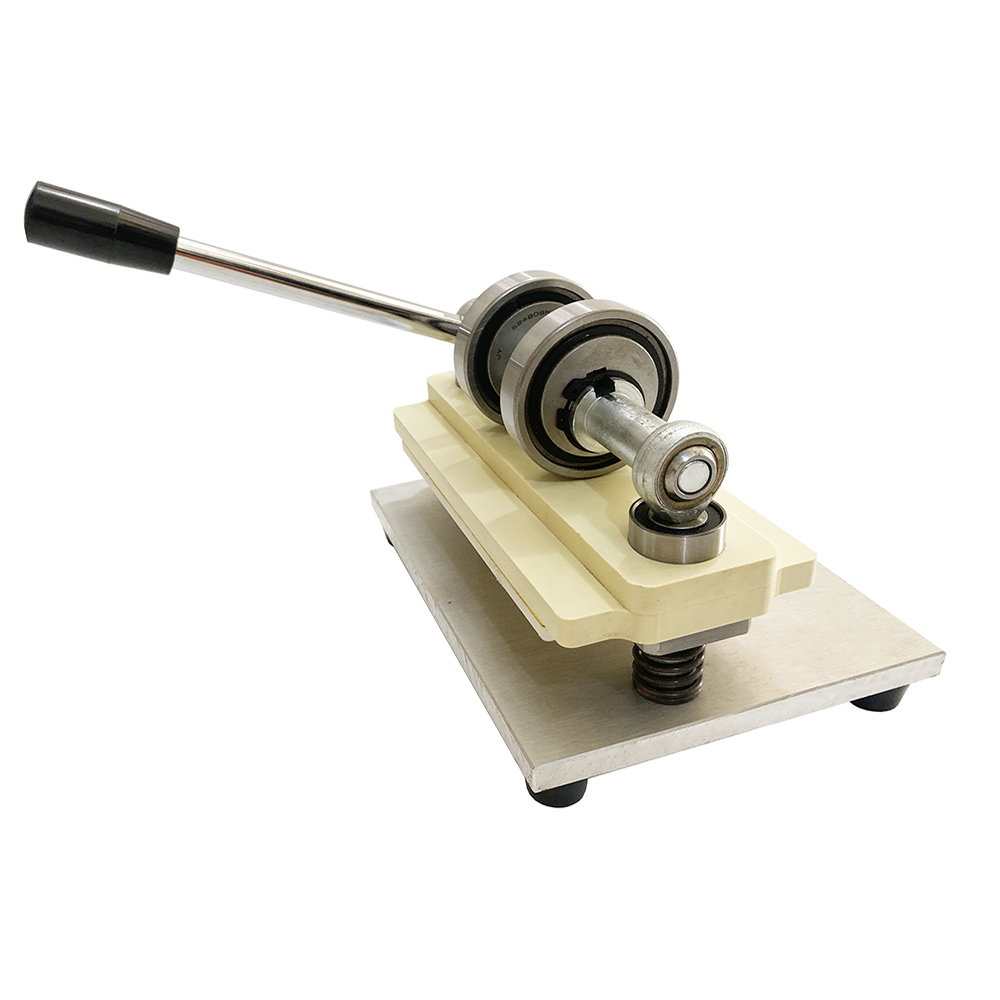 Double Wheel Hand Leather Cutting Machine Po Paper PVC/EVA Sheet Cutter DIY Leather Die Cutting Machine Punching Manual Press