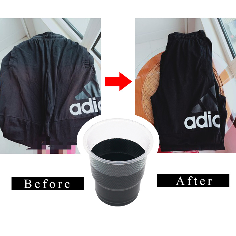 20g Black Fabric Dye， Garment Dyeing， Textile Dyeing， Garment Renovation， Cotton Nylon Acrylic Paint Multifunctional Pigment