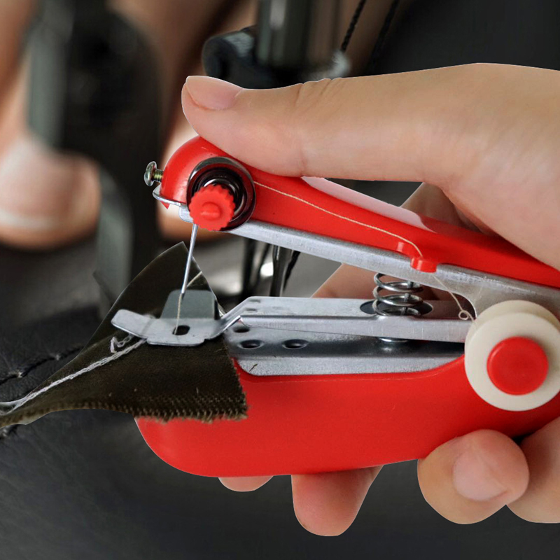 1 PC Mini Portable Needlework Cordless Hand-Held Clothes Fabrics Apparel Arts Crafts & Sewing Machine Accessories Sale