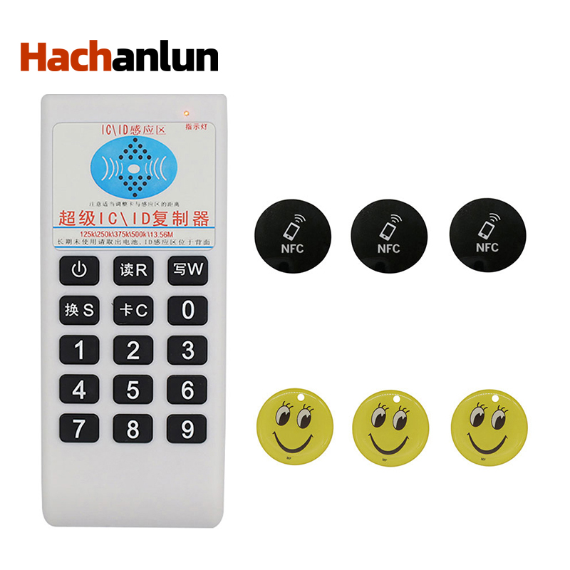 Handheld Frequency 125Khz-13.56MHZ Copier Duplicator Cloner RFID NFC IC Card Reader & Writer Access Control Card Tag Duplicator