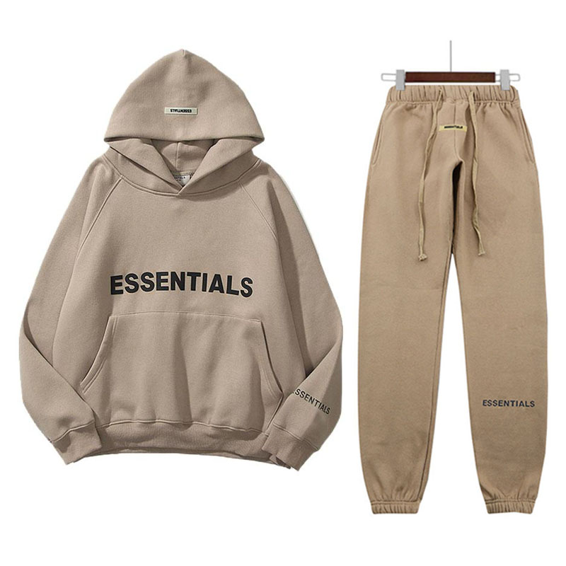 ESSENTIALS Hoodie Men's Casual Sports Cool Hoodie Printed Fleece Oversized Hoodie  Hip Hop Street Sweater
